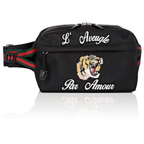 gucci fanny pack with tiger